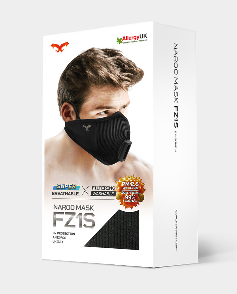 NAROO Fz1s Filtering Sports Face Mask with 3D Air-Room (8)